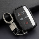 Leather Silicone Car Key Case Cover With Buckle For Range Rover