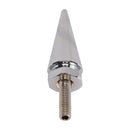 3 Spiked Windshield Bolts Silver For Electra Glide Tri Glide Street Glide 96-13