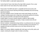 36387 Wall Switch for the Tecma RV Toilet Silence Plus- 2 Button Wall Switch