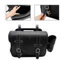Tail Bag Pu  Side Saddlebag Tail Bag Luggage Pouch Storage Black For Motorbike
