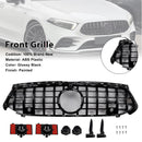 Gloss Black Front Grille Grill Fit Mercedes A-Class W177 A35 A180 2023-2025