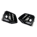 Black Front Fog Lamp Grille Grill Cover Fit Audi Q5 SQ5 S-Line 2021-2025