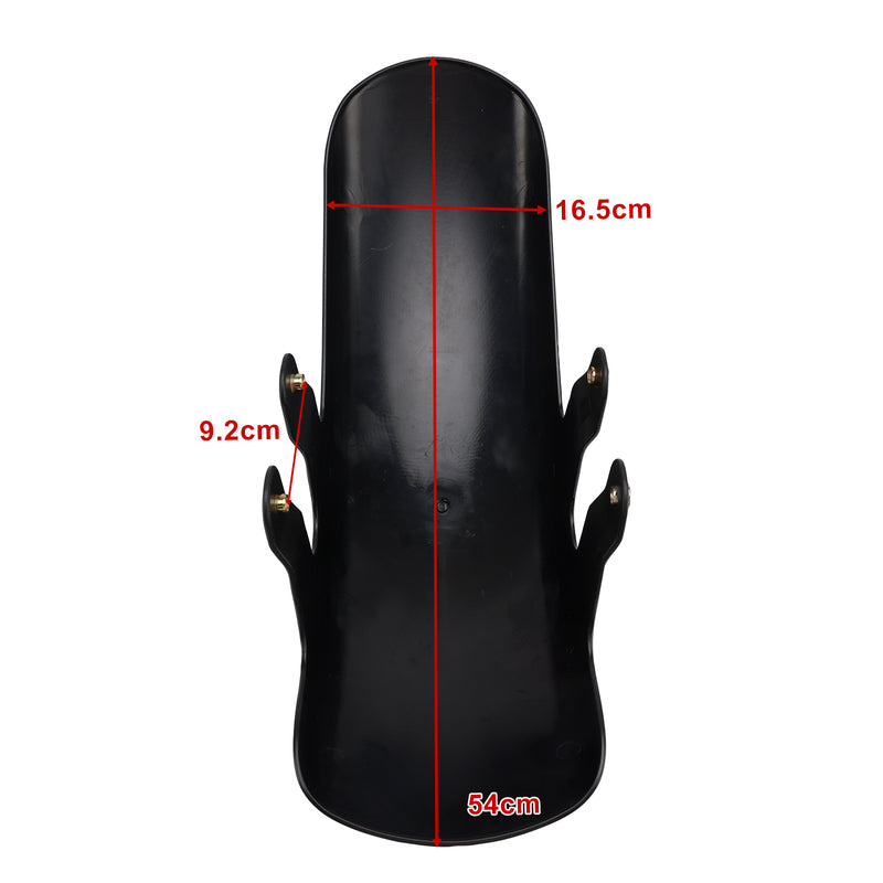 Front Fender Mudguard Fairing For Touring CVO Road Glide / Street Glide 23-25 Black
