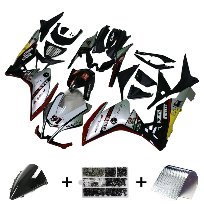 Amotopart Aprilia RSV4 1000 2009-2015 Fairing Kit Bodywork Plastic ABS