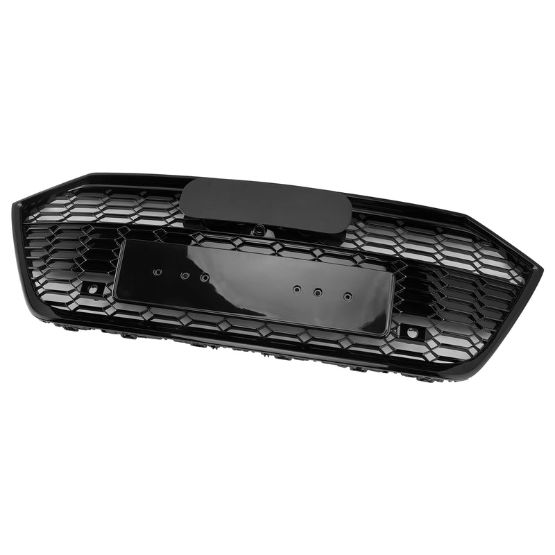 Gloss Black Front Bumper Grill Grille Fit Audi A7 C8 S7 2019-2024