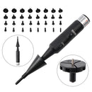 Professional Laser Bore Sight Kit Multiple Caliber Upgraded Red Bore Sighter