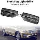 Volvo XC90 2021-2024 2PCS Front Bumper Fog Lamp Grille Fog Light Grille