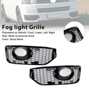 Fog Lamp Light Cover Insert Grille Fit VW T5 T5.1 2010-2015 S-line Gloss Black