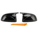 2018-2022 BMW x3/x4/ix3 2Pcs Gloss Carbon Fiber Pattern Door Wing Mirror Cover
