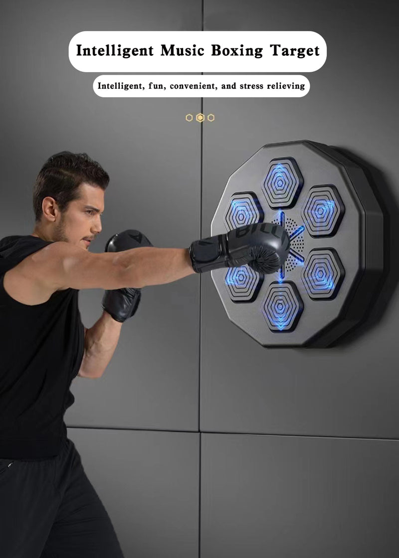 Wall Mount Boxing Training Target Bluetooth Music Indoor React Exercise Machine