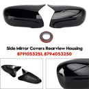 Side Mirror Covers Rearview Housing Black for Lexus IS250 IS350 2006-2012