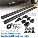 With LED Truck Step Lights Electric Power Running Boards For Ford Ranger T7/T8 2022