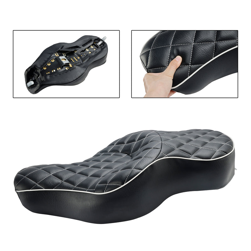 Complete Cushion Rider Passenger Seat Black Fits For Xl883N Xl1200N Custom 04-18