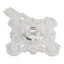Left Car Side Mirror Glass Lens White Plastic Bracket Clip Holder for Honda