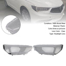 Left+Right Headlight Lens HeadLamp Cover Shell For Acura TLX 2018-2020