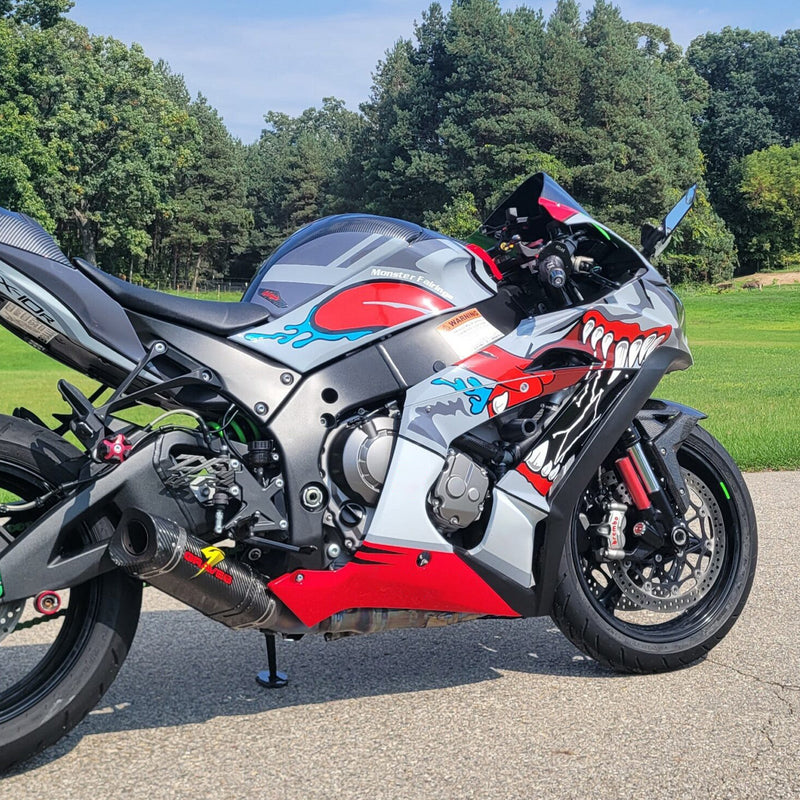 Injection Fairing Kit Bodywork Plastic ABS fit For Kawasaki ZX10R 2016-2020