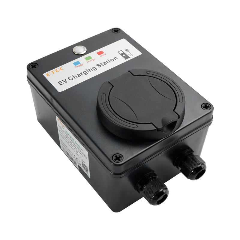 EV Charger Charging Wall Box Unit Socket Rapid EV WallBox 32A 22KW Type2 IP65