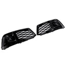 2018-2022 Fit Audi Q5 2PCS Front Bumper Cover Grill Grille Bezel Insert W/ACC