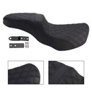 Rider Passenger Seat Front Rear Cushion Fit For Dyna Fxd 2006-2017 Fld Fat Boy