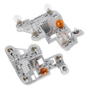 Left+Right Tail Lamp Bulb Holder with Bulbs For Mercedes W204 C-Class 2007-2010
