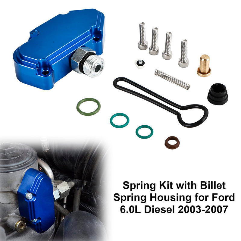 Ford 6.0L Diesel 2003-2007 Spring Kit with Billet Spring Housing