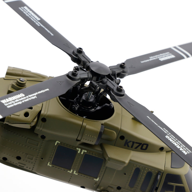 Wltoys K170 RC Helicopter UH-60L 4CH Brushless 6-Axis Gyro Aircraft Kid Toy