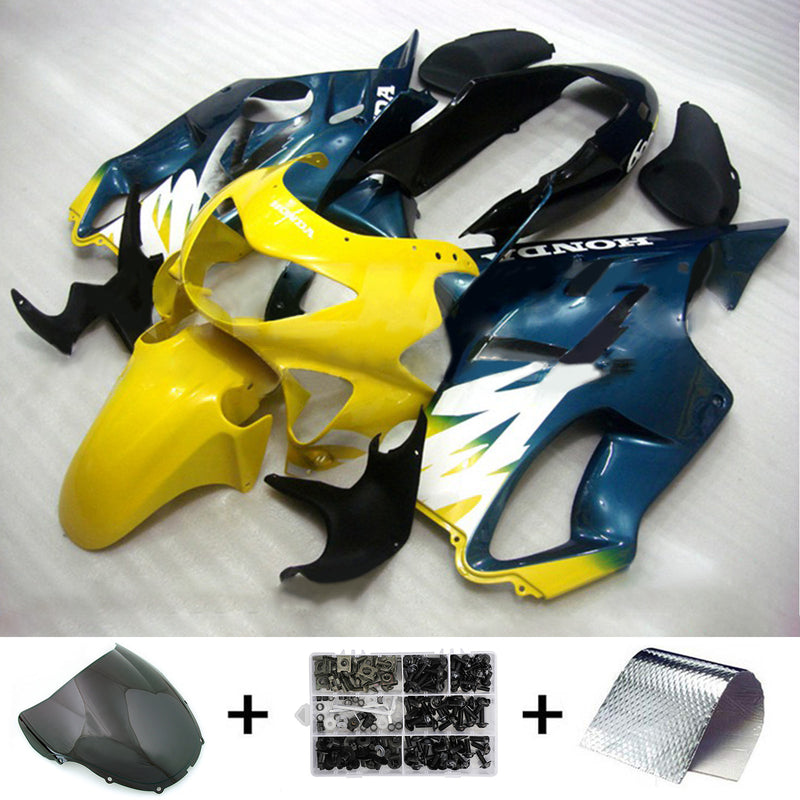 Amotopart Honda CBR600 F4 1999-2000 Fairing Kit Bodywork Plastic ABS