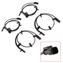 4PCS Front&Rear Side ABS Wheel Speed Sensor For Chevy Traverse 3.6L 2009-2017