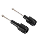 Crash Bobbin Protector Slider Aluminum Black For Kawasaki Ninja 650 2017-2023