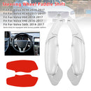 Steering Wheel Paddle Shifter Extension For VOLVO XC60 XC90 Aluminium Silver