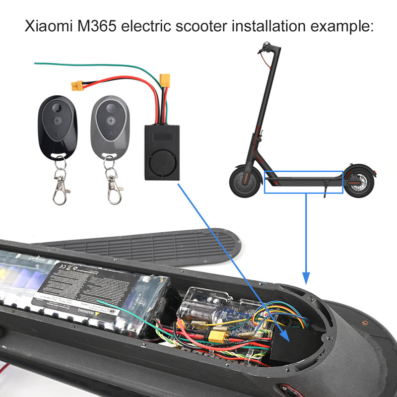 Electric Scooter Anti Theft Alarmsuitable For Xiaomi M365/MAX G30 Scooter