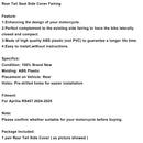 Rear Tail Seat Side Cover Fairing For Aprilia RS457 RS 457 2024-2025 Carbon