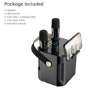 Wireless Bluetooth Speaker Dual Microphone Karaoke Home Theater All-in-One Audio