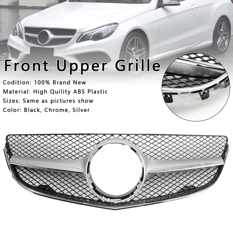 Front Bumper Grill Grille Fit Mercedes Benz E-CLASS W207 Coupe 2014-2017