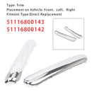 2001-2004 Mini One Cooper R50/R52/R53 Pair Front Bumper Chrome Trim Set