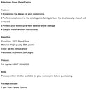 Side Frame Cover Panel Fairing Cowl For Aprilia RS457 RS 457 2024-2025 Forge