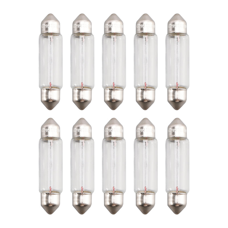10PCS Car Light Tubular Lamp bulb C5W SV8.5 41MM 6424 24V 5W For OSRAM