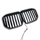 2023-2026 Fit BMW X7 G07 W/LED Black Single Line Front Bumper Grille Grill