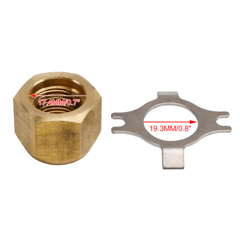 Propeller Nut with Locking Plate fit for Mercury Mercruiser 11-8M0056234