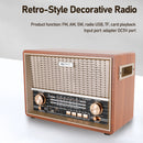 Retro-Style Decorative Radio Multifunction Music Player Bluetooth Speaker Radio