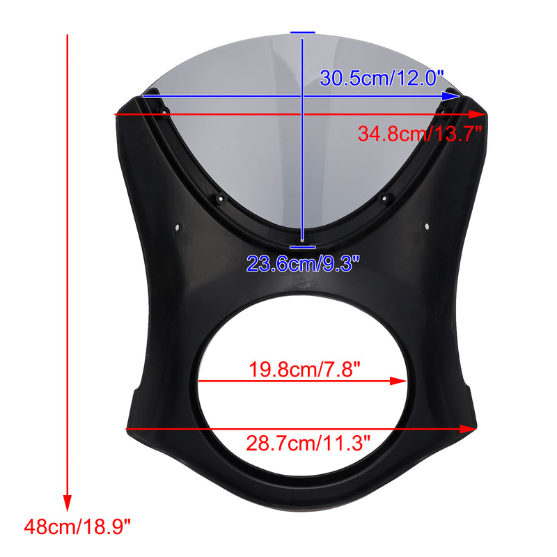 Headlight Windscreen Fairing Windshield fit for Kawasaki Eliminator 500 24-25