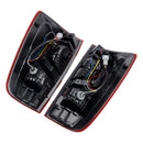 Pair Tail Light Lamp For Nissan NAVARA NP300 D23 3D Stripe Bar LED 2015-202