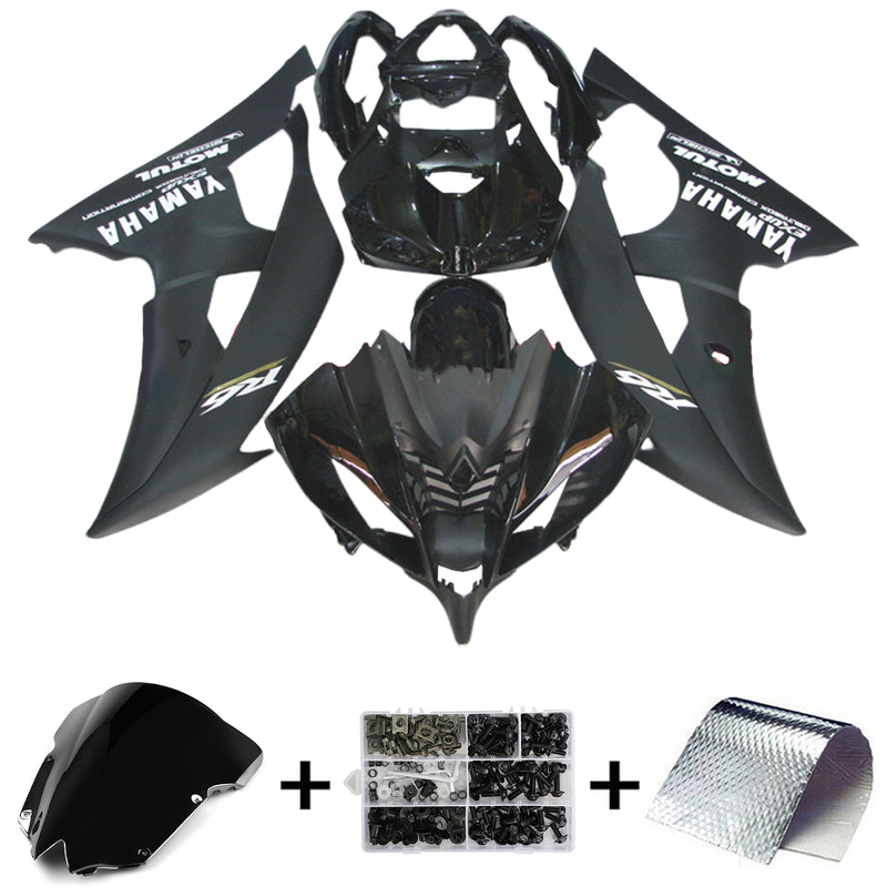 Amotopart Yamaha YZF 600 R6 2008-2016 Fairing Kit Bodywork Plastic ABS