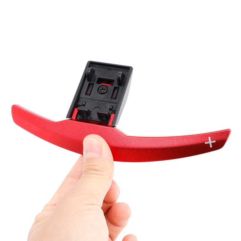Paddle Shifter Extension For BMW F Series F30 F31 F32 F10 X3 X5 Aluminium Red