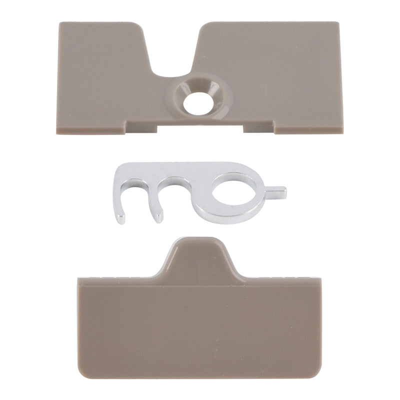 Fridge door catch/lock + backing plate caravan/motorhome RV For dometic