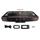 Matte Black Front Bumper Grille Grill Fit Ford Transit Custom 2013-2017 W/LED