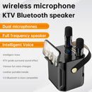 Wireless Bluetooth Speaker Dual Microphone Karaoke Home Theater All-in-One Audio