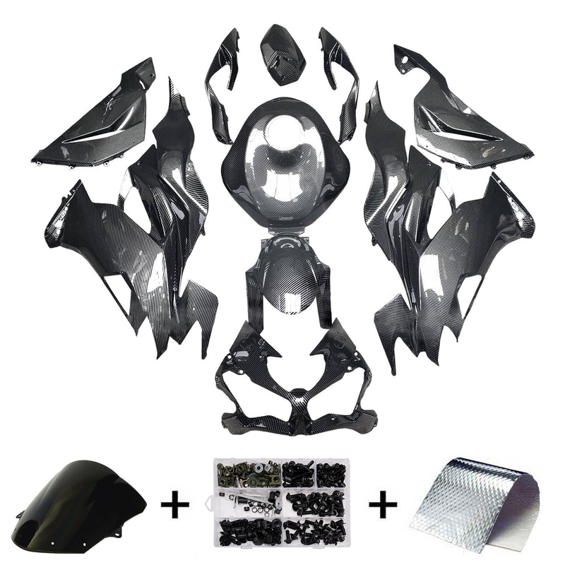 Injection Fairing Kit Bodywork Plastic ABS fit For Kawasaki ZX6R 2019-2023