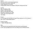 Black Raptor Style Front Bumper Grill Grille Fit Ford Ranger 2019-2023