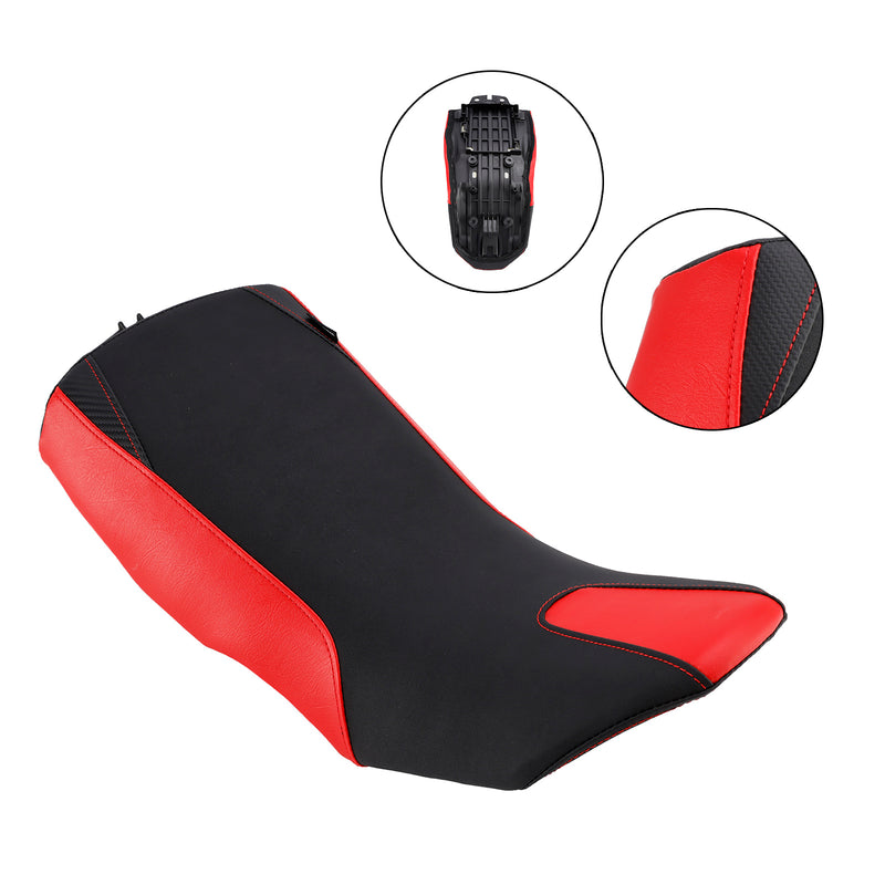 Front Driver Raider Seat Pillion Saddle Blue For Yamaha Tenere 700 2019-2024 Black